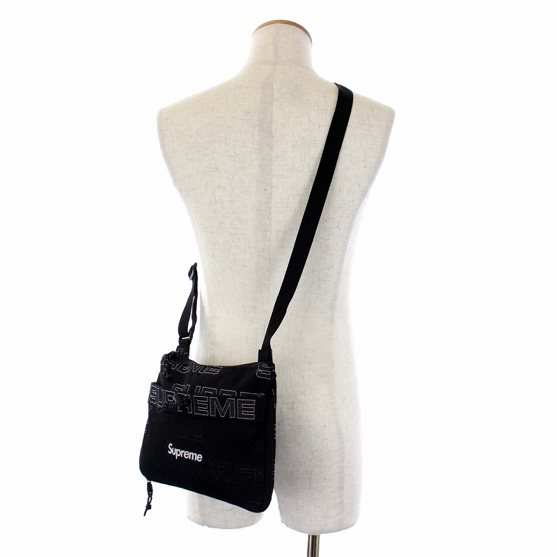 シュプリーム SUPREME 21AW Side Bag Black サイドバッグ ショルダー 