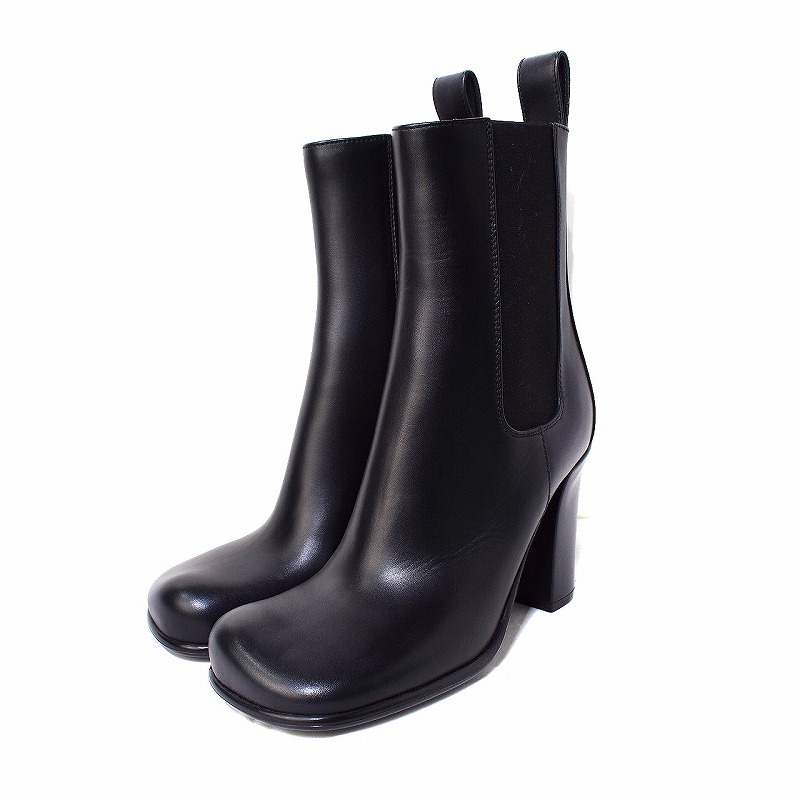 未使用品 ボッテガヴェネタ BOTTEGA VENETA ショートブーツ スクエア 