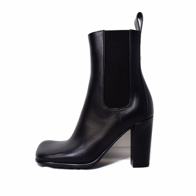 未使用品 ボッテガヴェネタ BOTTEGA VENETA ショートブーツ スクエア 