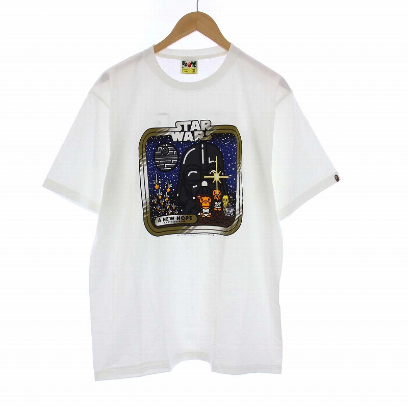 エイプ Tシャツ ホワイト×イエロー ベイプがザホープの開催を祝してイエローバックスを招いたコラボ