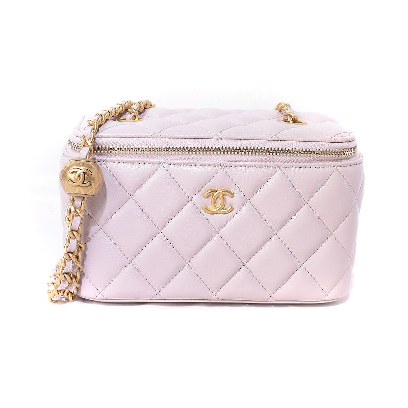 シャネル CHANEL バニティ チェーンショルダーバッグ マトラッセ ココ 