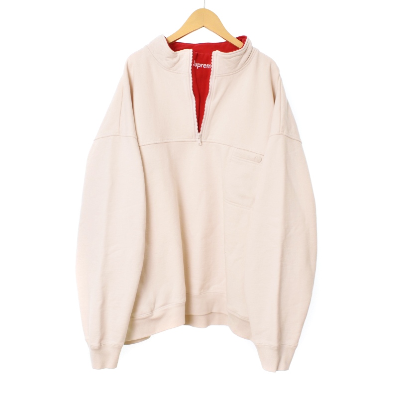 シュプリーム SUPREME 22FW Washed Half Zip Pullover スウェット 
