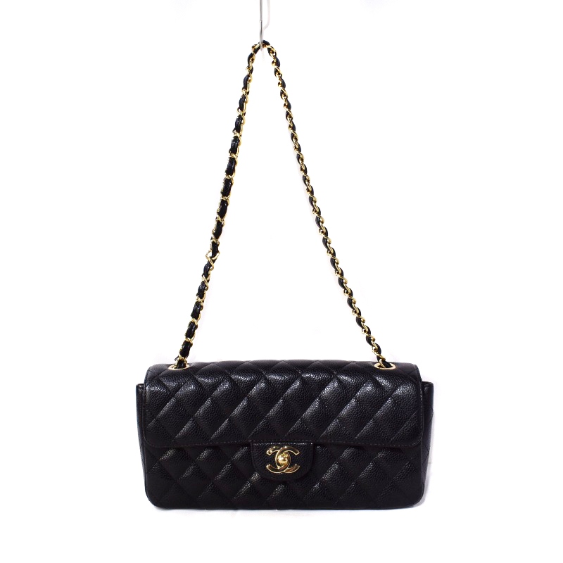 シャネル CHANEL 11番台 マトラッセ25 キャビアスキン シングル 