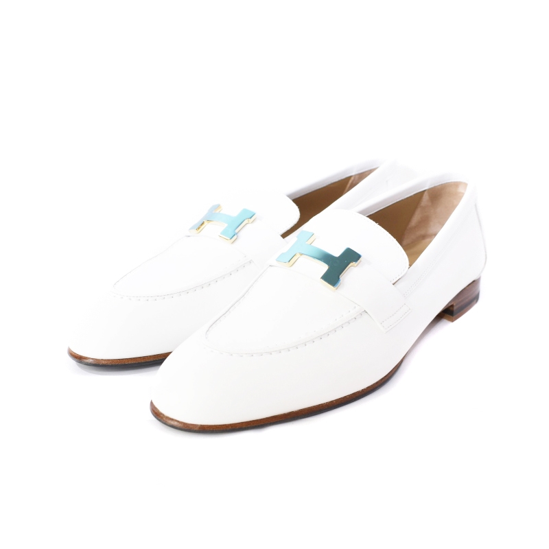 未使用品 エルメス HERMES 23SS 限定カラー モカシンパリ ローファー 