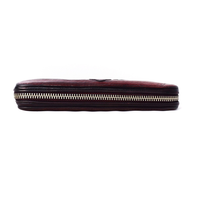 クロムハーツ CHROME HEARTS REC F ZIP 3クロス ラウンドジップ レザー 