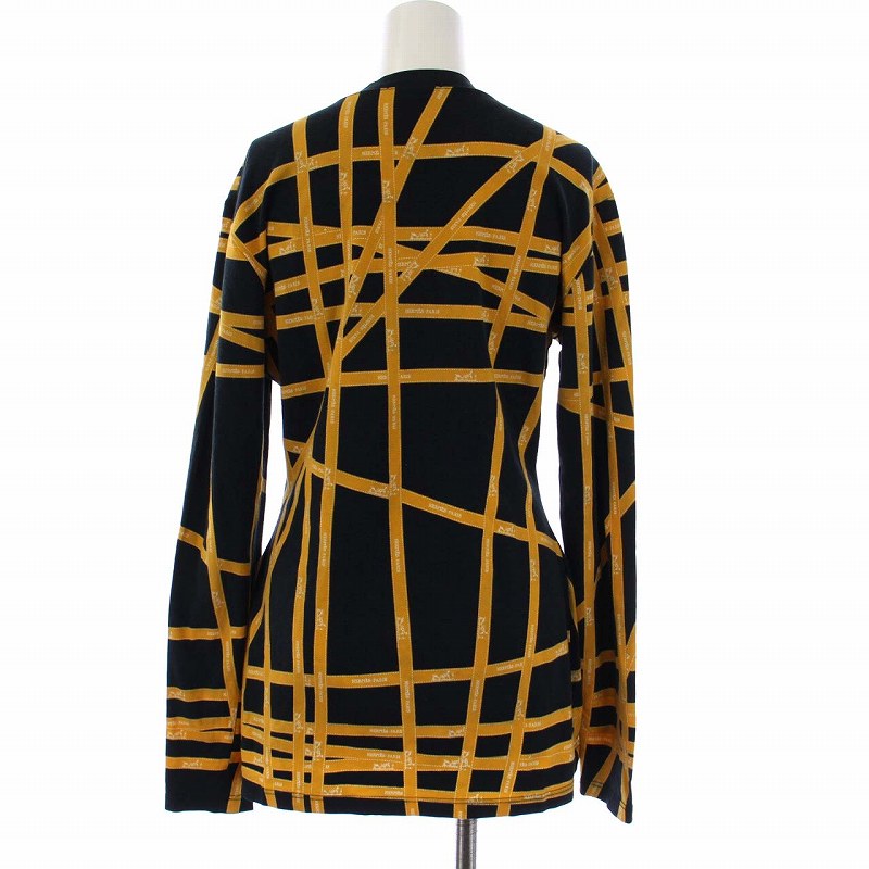エルメス HERMES Tシャツ カットソー ロンT 長袖 ボルデュック リボン 