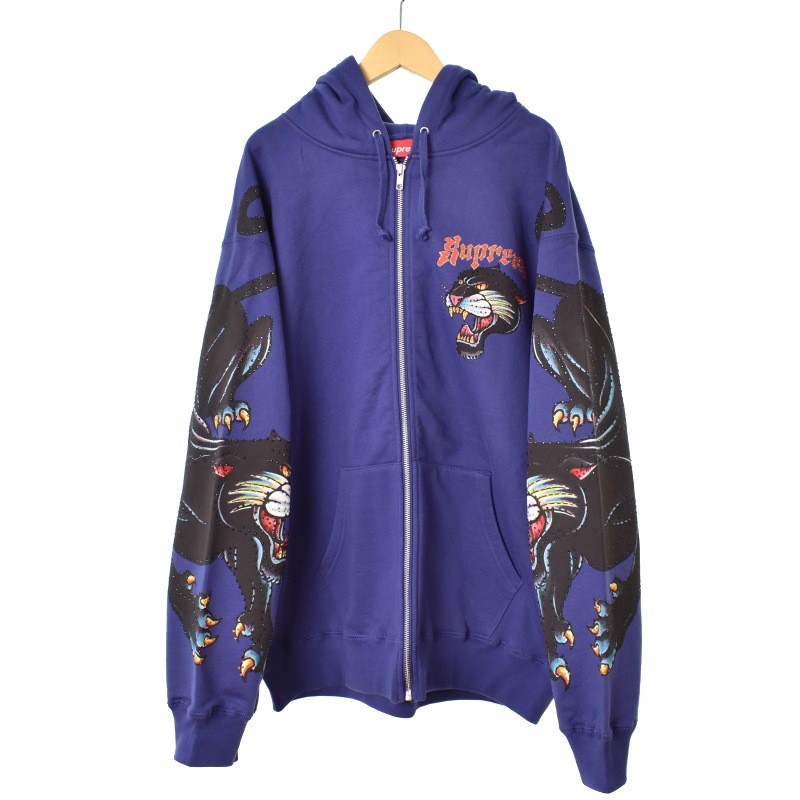 シュプリーム SUPREME 21SS Panther Zip Up Hooded Sweatshirt  