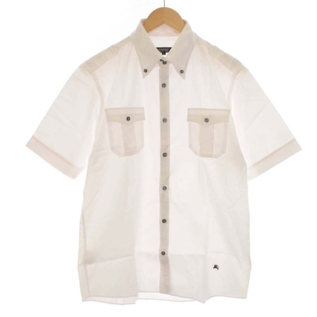 バーバリーブラックレーベル BURBERRY BLACK LABEL シャツ ミリタリー 