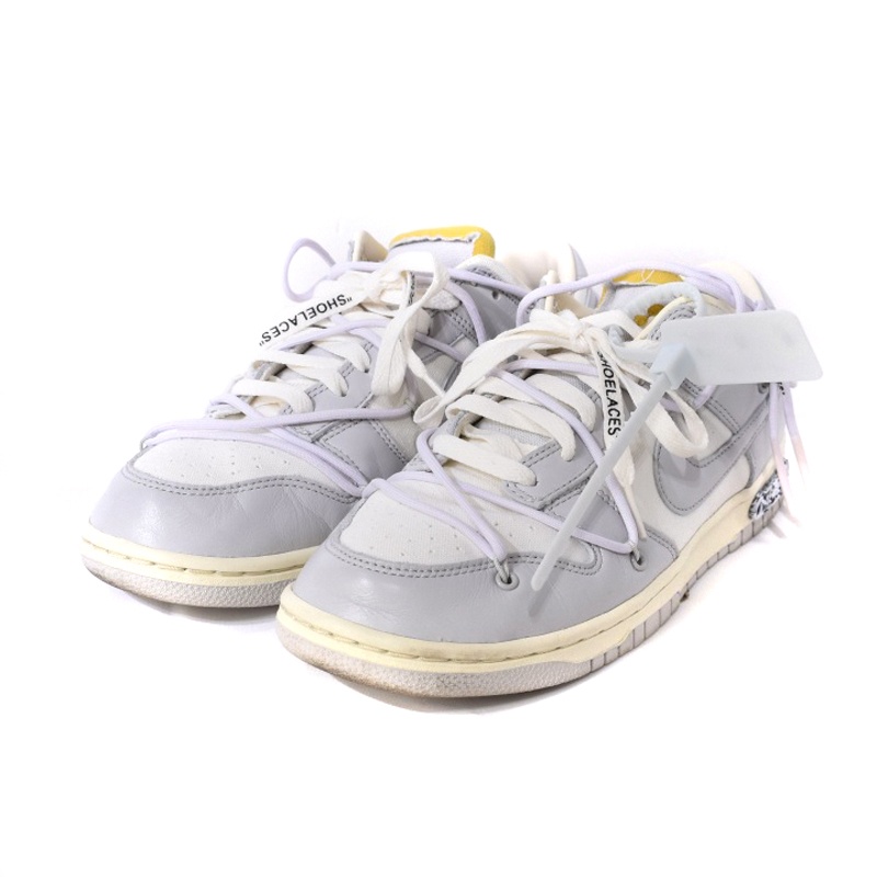 ナイキ NIKE OFF-WHITE DUNK LOW 1 OF 50 Lot49 オフホワイト 