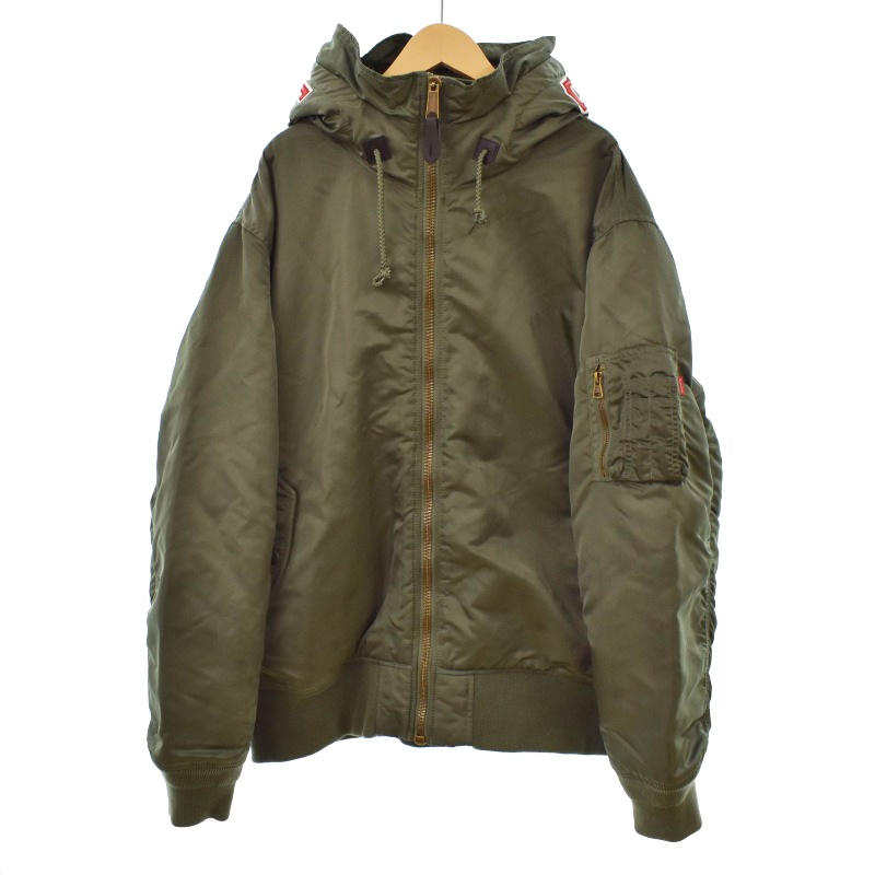 Supreme Hooded MA-1 シュプリーム SUPREME 21FW Hooded MA-1 Olive  