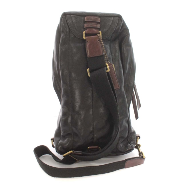 コーチ COACH ブリーカーレザーカラーブロックスリングバッグ ボディ 
