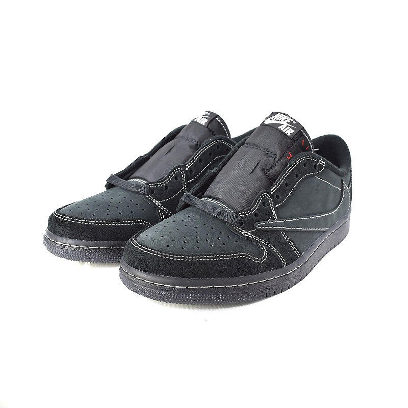 未使用品 ナイキ NIKE ×Travis Scott Air Jordan 1 Low OG SP Black  