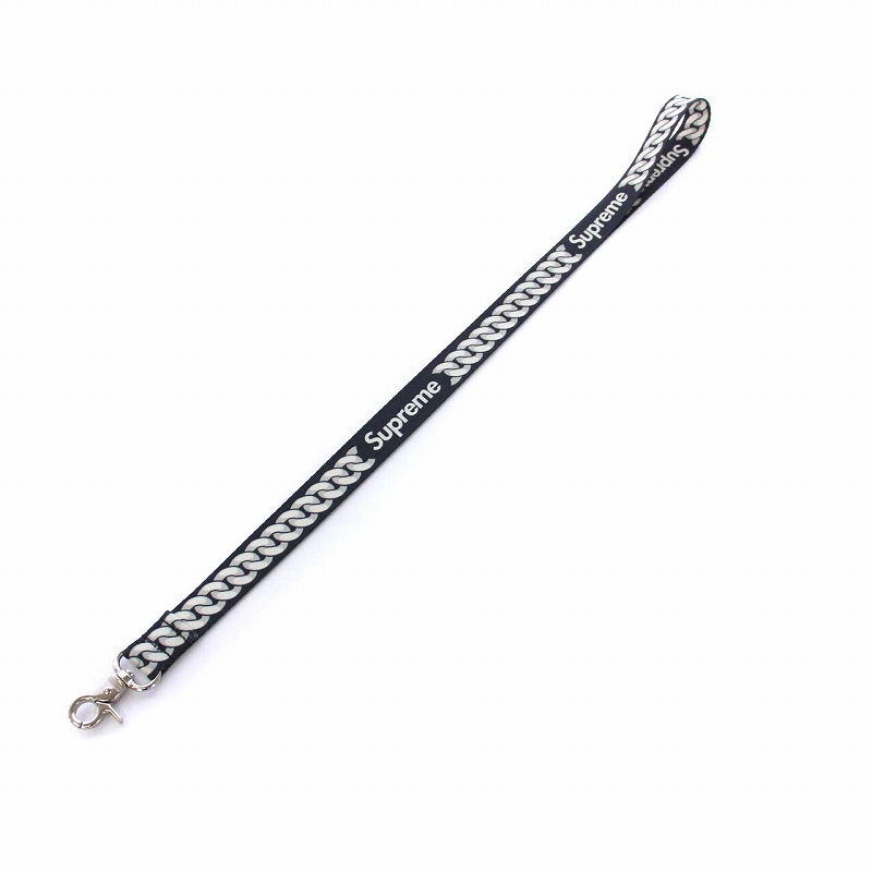 シュプリーム SUPREME 22SS Cuban Links Lanyard Black キューバ 