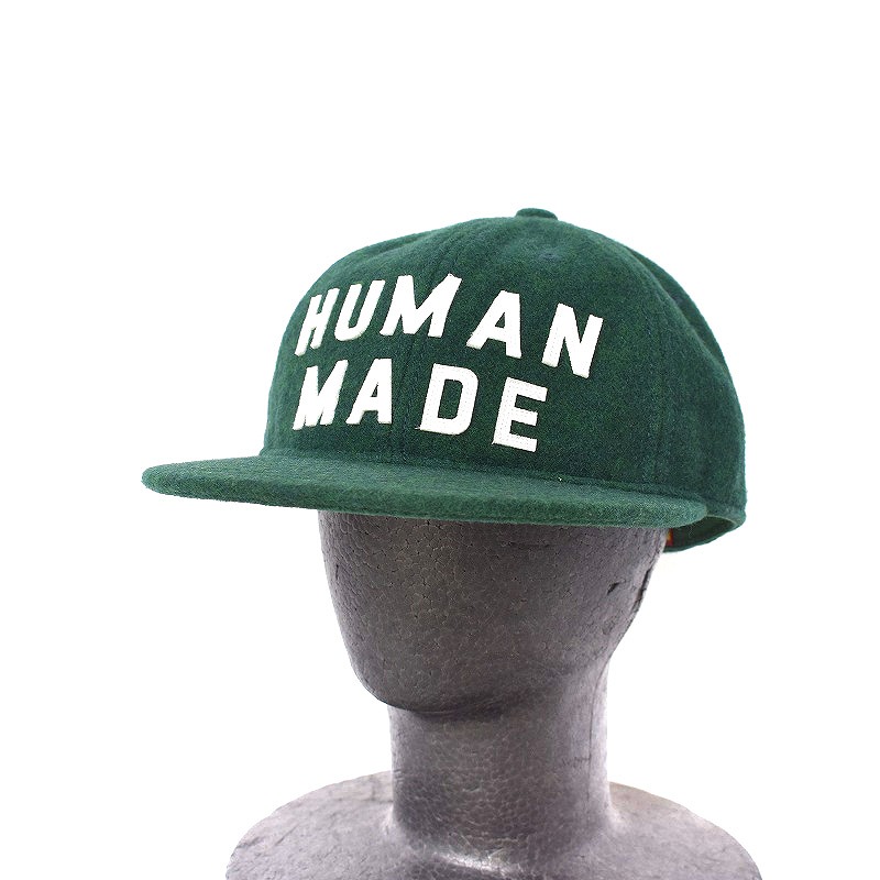 ヒューマンメイド HUMAN MADE 22FW 6PANEL WOOL CAP GREEN 6パネル 