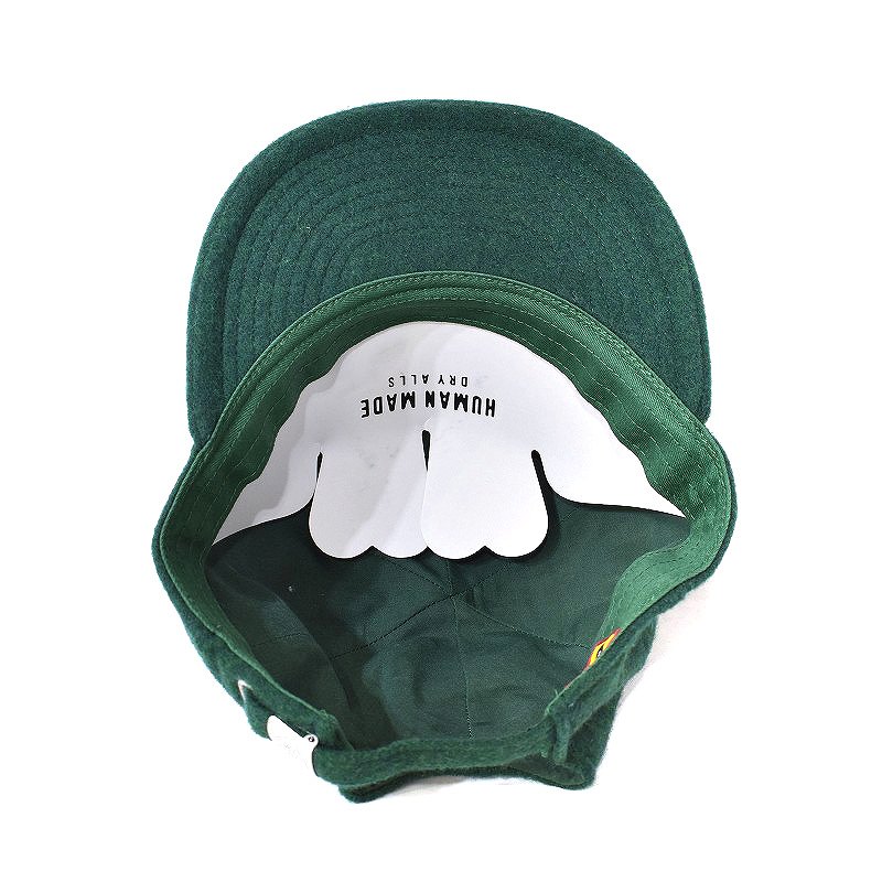 ヒューマンメイド HUMAN MADE 22FW 6PANEL WOOL CAP GREEN 6パネル 