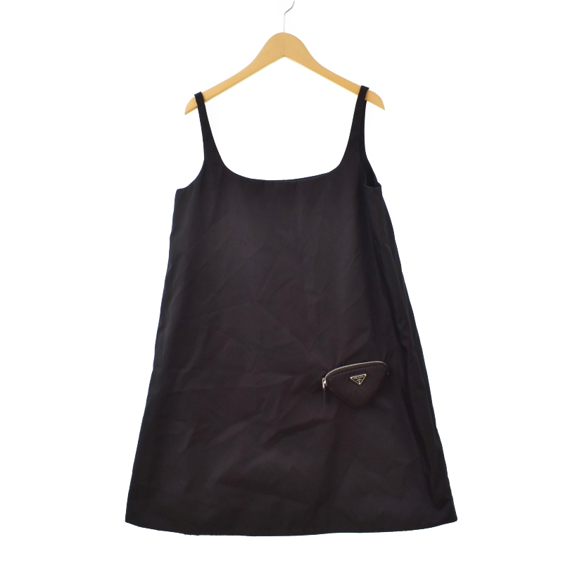 プラダ PRADA 21SS Re Nylon ノースリーブ ドレス ワンピース 