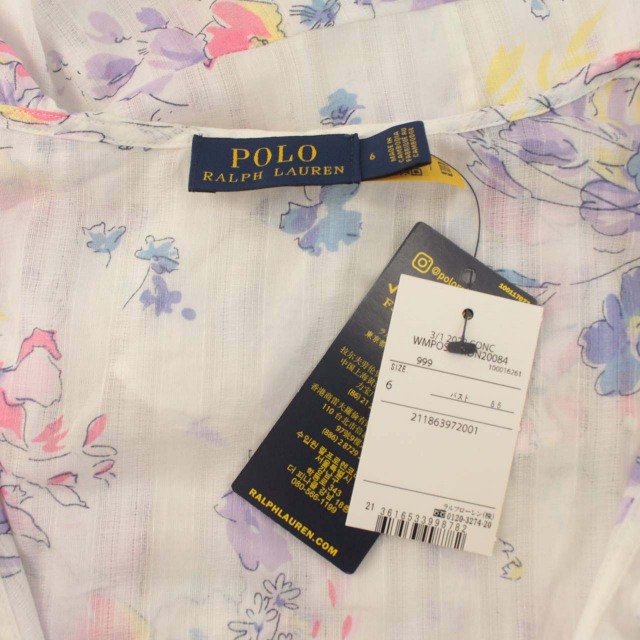 未使用品 ポロ ラルフローレン POLO RALPH LAUREN タグ付き フローラル 