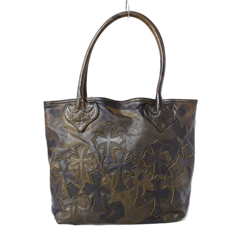 クロムハーツ CHROME HEARTS セメタリークロスパッチ トートバッグ 