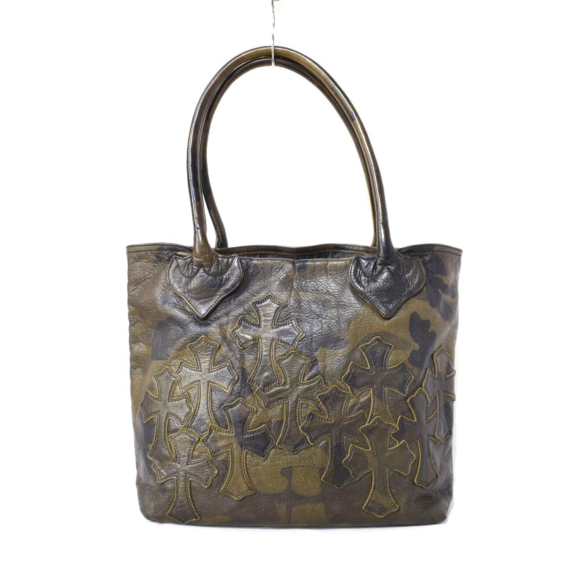 クロムハーツ CHROME HEARTS セメタリークロスパッチ トートバッグ