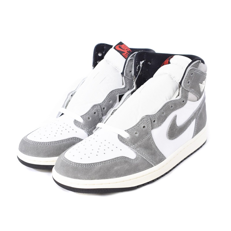 未使用品 ナイキ NIKE Air Jordan 1 Retro High OG Black and Smoke 