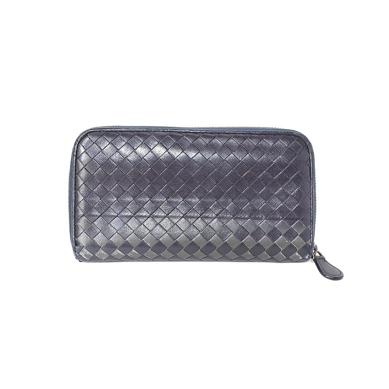 ボッテガヴェネタ BOTTEGA VENETA イントレチャート ラウンドジップ  