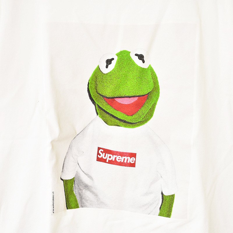 激レア M 2008 Supreme カーミット Kermit Tee 白 シュプリーム SUPREME 08SS Kermit Tee カーミット Tシャツ