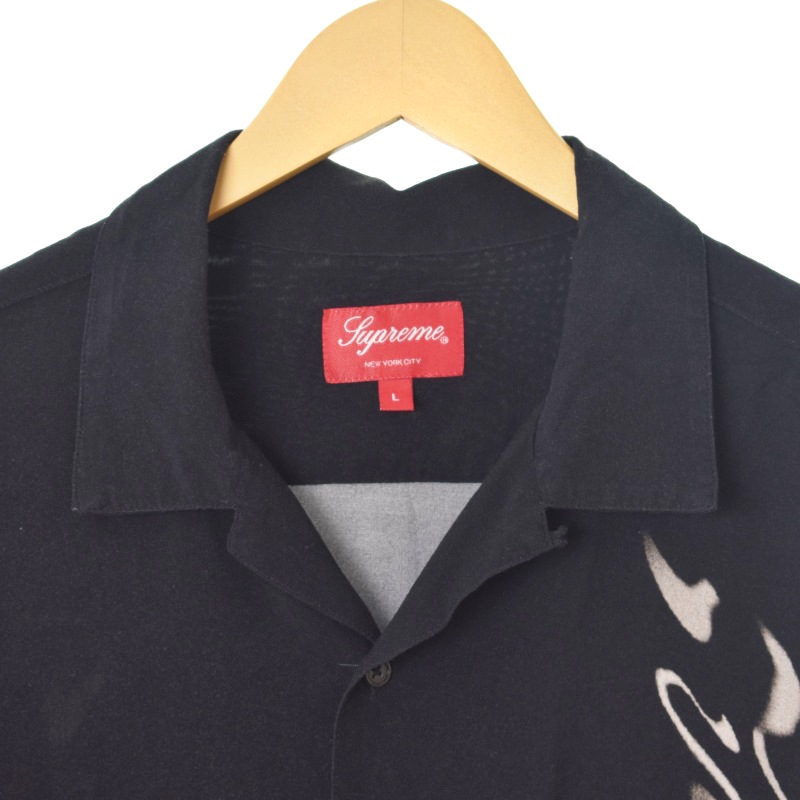 シュプリーム SUPREME 20FW Blow Back Rayon S/S Shirt オープンカラー  