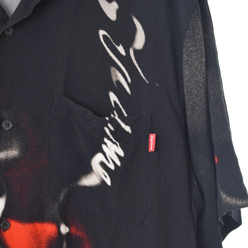 シュプリーム SUPREME 20FW Blow Back Rayon S/S Shirt オープンカラー  