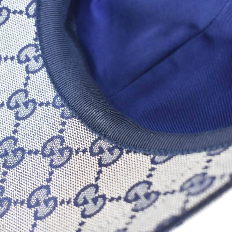 グッチ GUCCI キャップ GGキャンバス シェリーライン 帽子 M 茶 