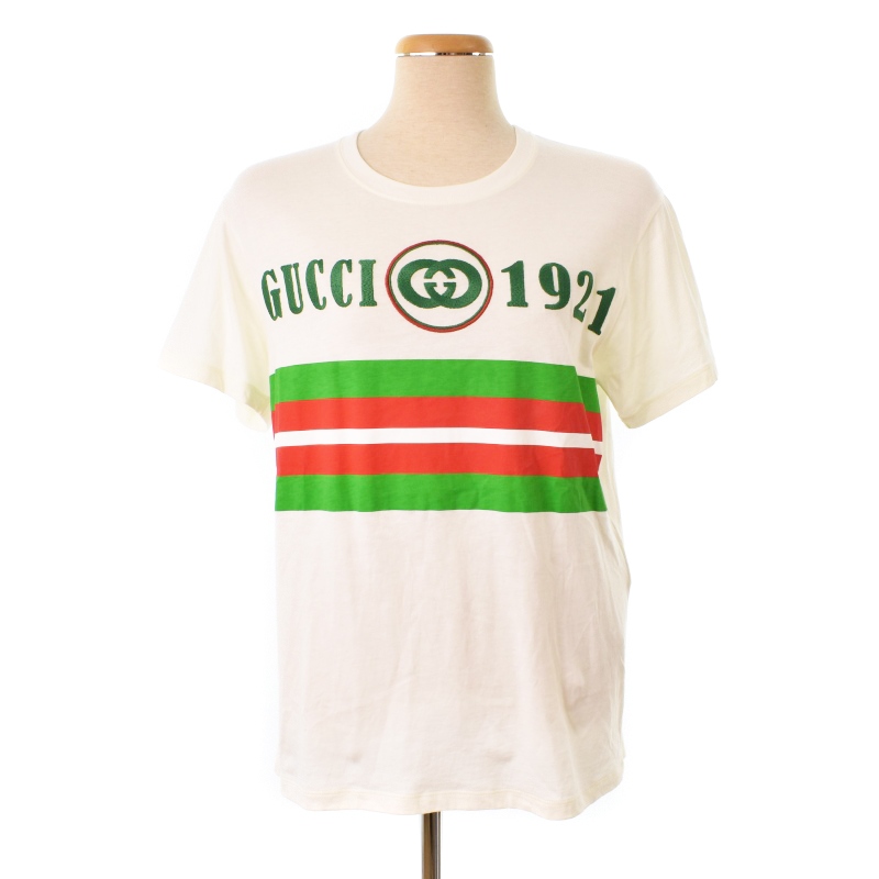 グッチ GUCCI 22SS 1921 Tシャツ カットソー 半袖 クルーネック ロゴ 