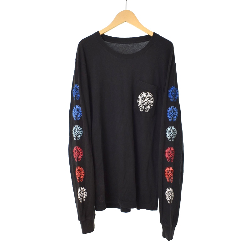 クロムハーツ CHROME HEARTS MULTI COLOR LS POCKET TEE マルチカラー 