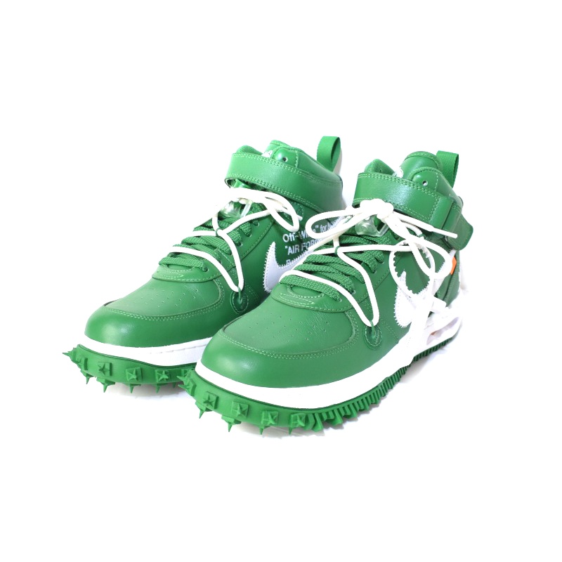 ナイキ NIKE ×Off-White オフホワイト Air Force 1 Mid SP LTHR Pine 