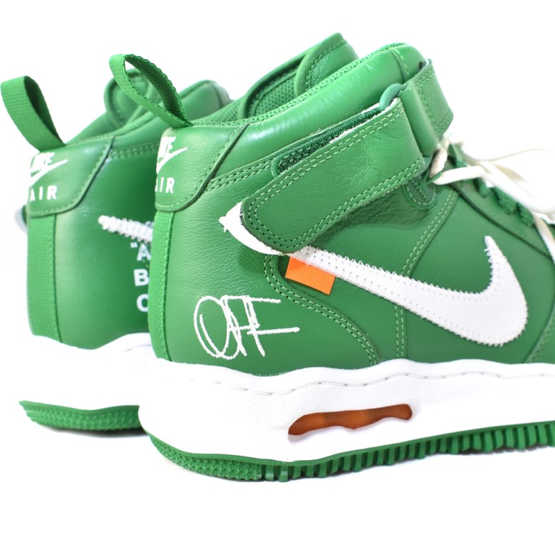 ナイキ NIKE ×Off-White オフホワイト Air Force 1 Mid SP LTHR Pine 