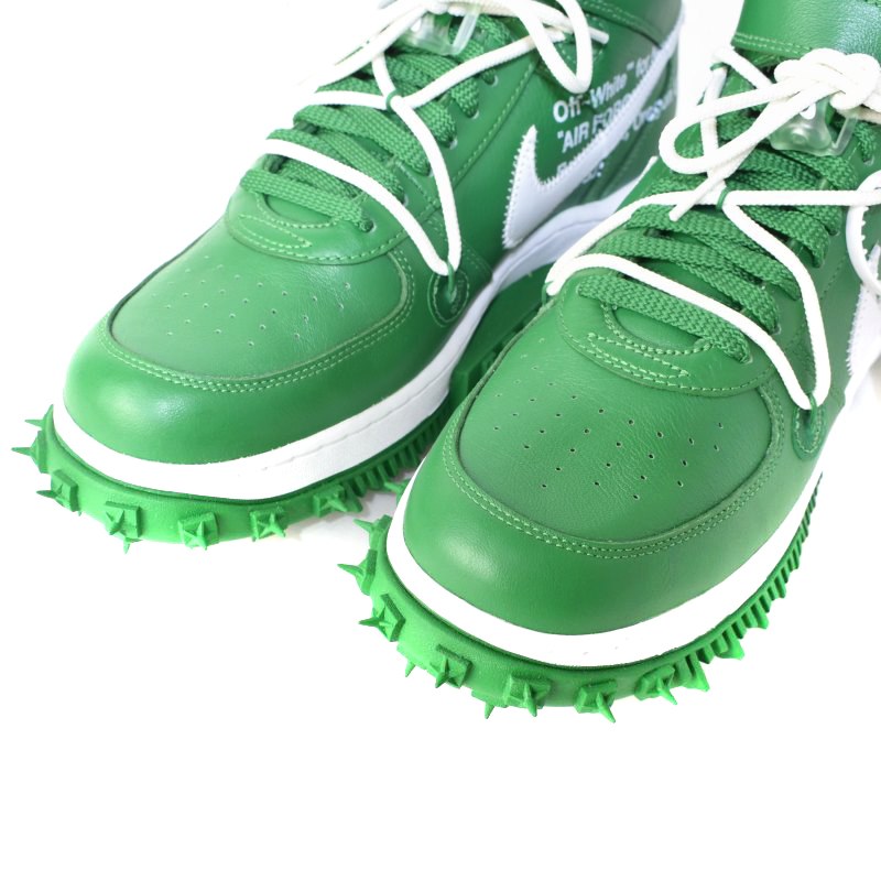 ナイキ NIKE ×Off-White オフホワイト Air Force 1 Mid SP LTHR Pine 