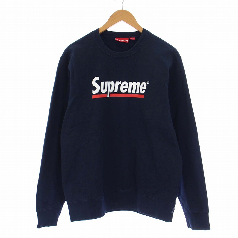 シュプリーム SUPREME 20SS UNDERLINE CREWNECK アンダーライン クルー 