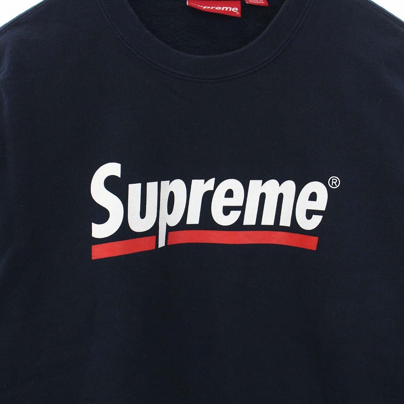 シュプリーム SUPREME 20SS UNDERLINE CREWNECK アンダーライン クルー 