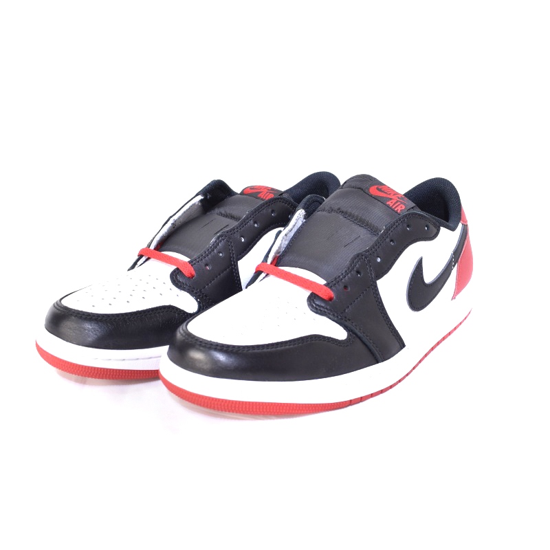 未使用品 ナイキ NIKE Air Jordan 1 Retro Low OG Black Toe エア 