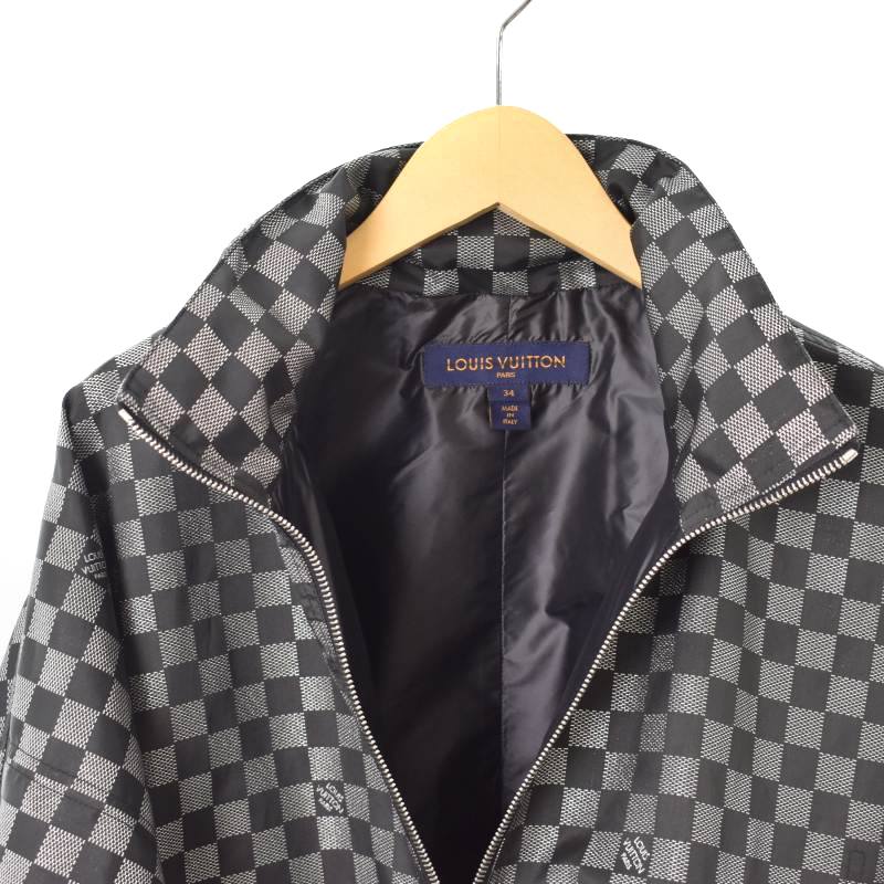 ルイヴィトン LOUIS VUITTON ダミエ ジップアップ ブルゾン ジャケット  