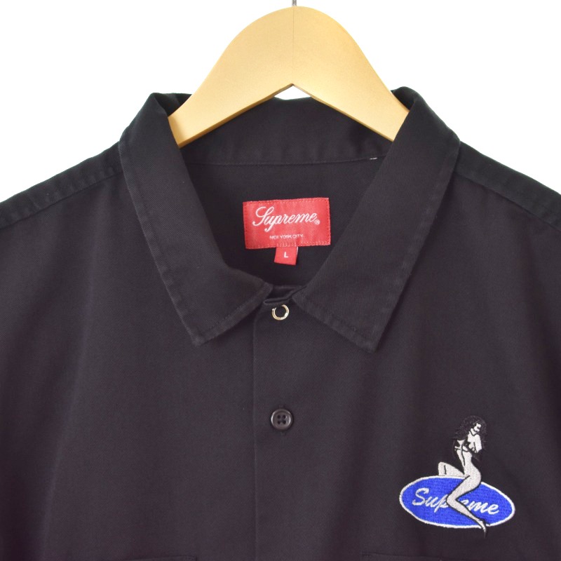 Supreme 18ss PIN UP WORK SHIRTS