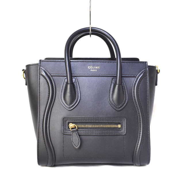 セリーヌ CELINE ラゲージ ナノショッパー 2WAY レザー ハンド  