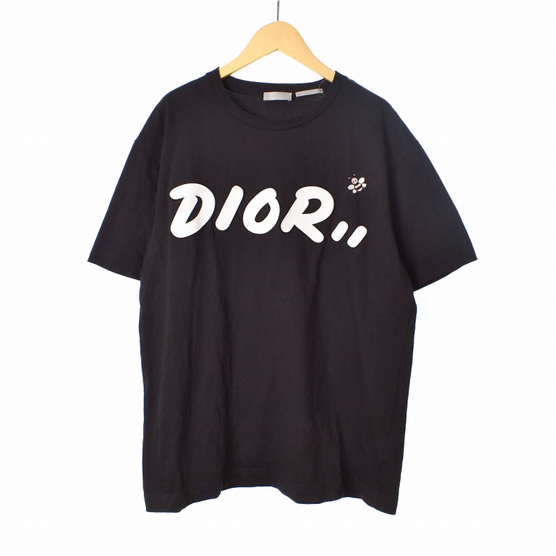 ディオールオム Dior HOMME カウズ KAWS フロッキーロゴ BEE刺繍 T 