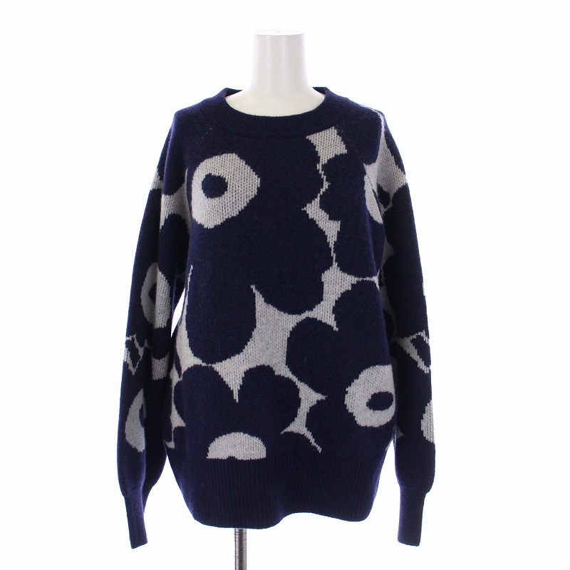マリメッコ marimekko ウニッコ ニット セーター 長袖 クルーネック 