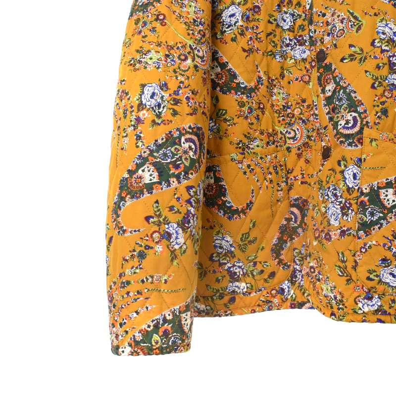 シュプリーム SUPREME 19AW Quilted Paisley Jacket Mustard