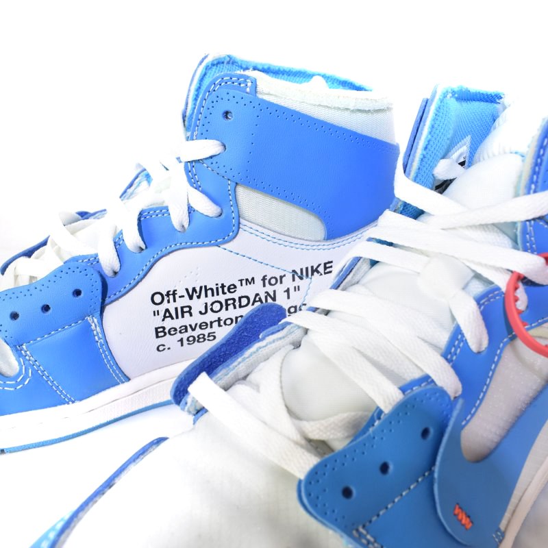 ナイキ NIKE ×Off-White オフホワイト Air Jordan 1 High UNC エア 