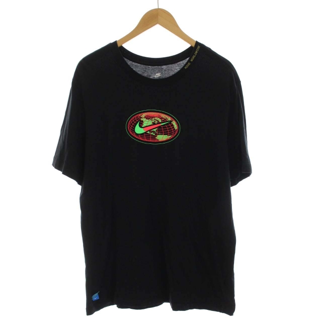 ナイキ Tシャツ クルーネック 半袖 プリント ロゴ コットン スポーツ M 赤 ネコポス配送ナイキ 半袖Tシャツ NIKE Dri-FIT