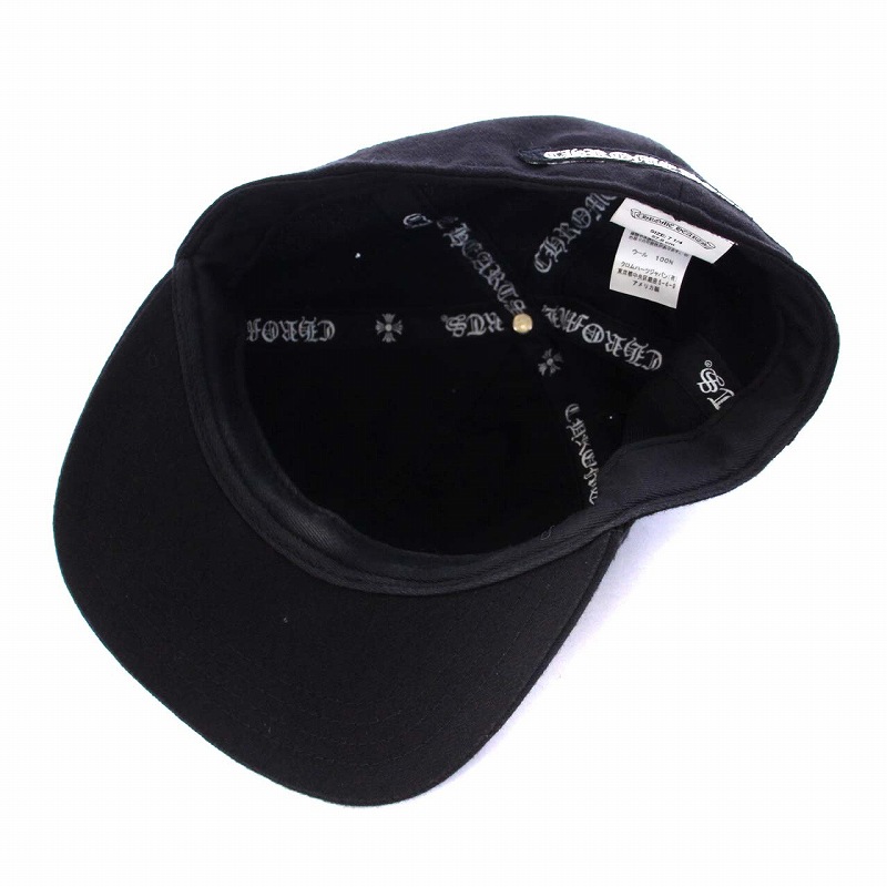 クロムハーツ CHROME HEARTS 5パネル ベースボールキャップ 野球帽 CH 