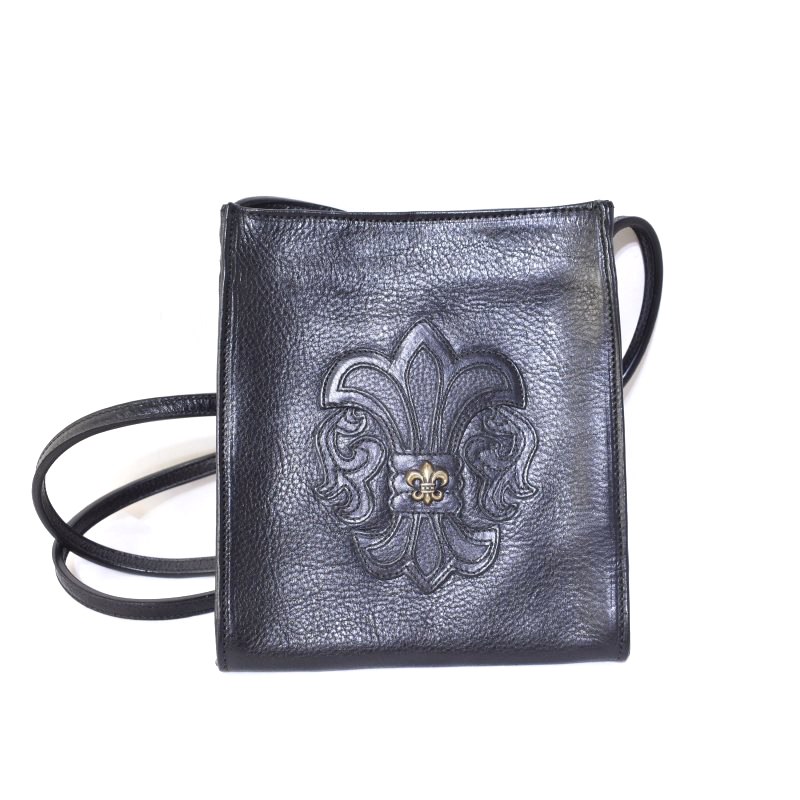 クロムハーツ CHROME HEARTS SQUARE POCKET BAG BS FLEUR スクエア 