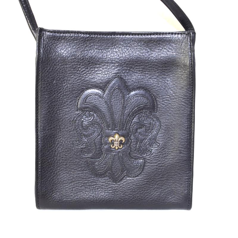 クロムハーツ CHROME HEARTS SQUARE POCKET BAG BS FLEUR スクエア  