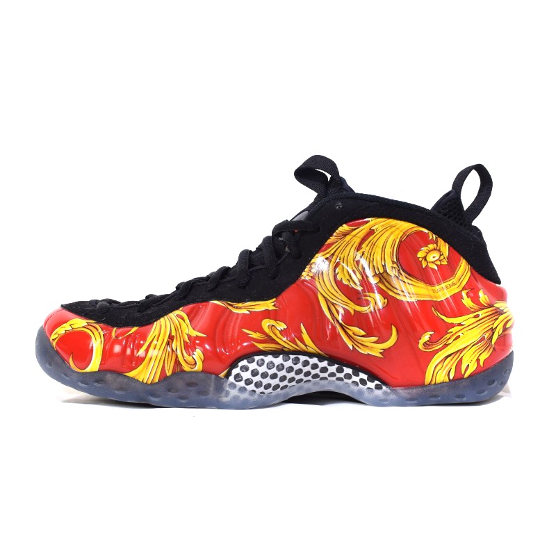 未使用品 ナイキ NIKE ×Supreme 14SS Air Foamposite One RED 