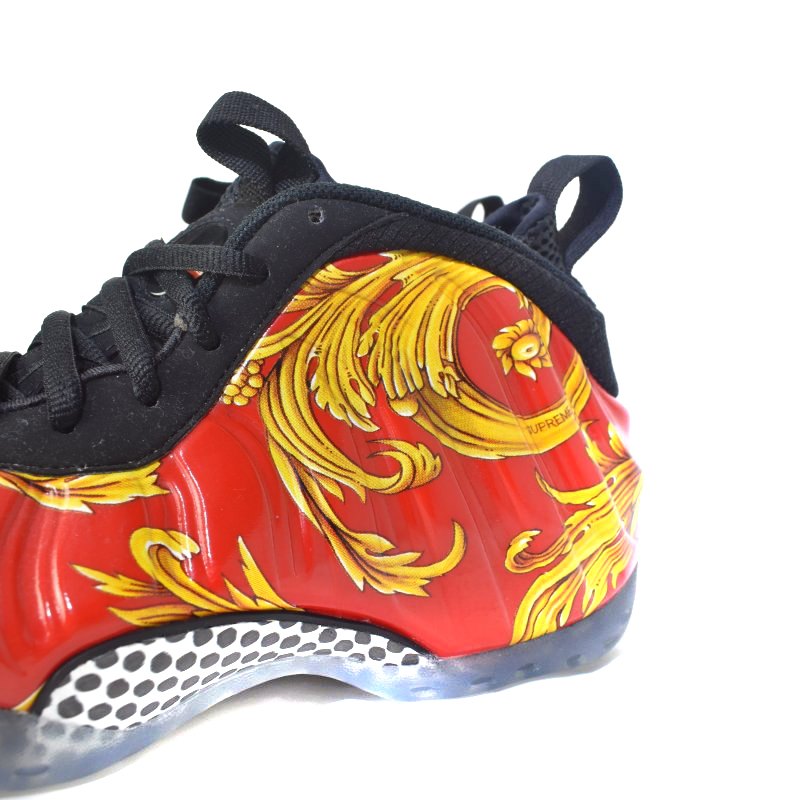 未使用品 ナイキ NIKE ×Supreme 14SS Air Foamposite One RED 